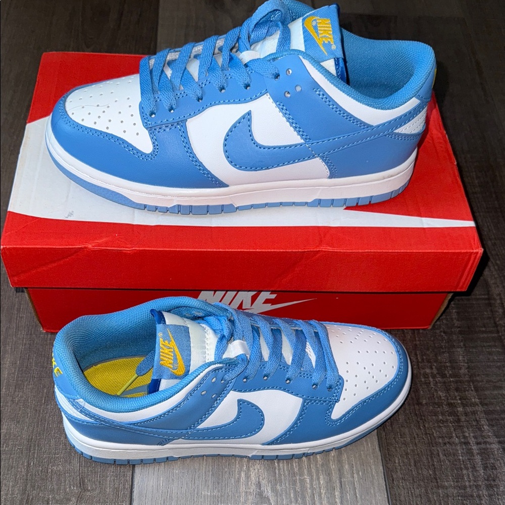 Nike Sky Blue and White Sneakers